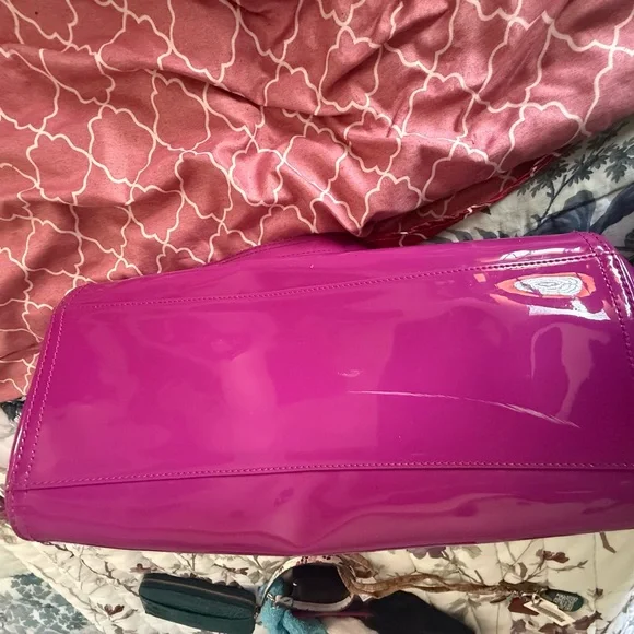 Ted Baker Fuchsia Glossy Shoulder Bag - Picture 14 of 14